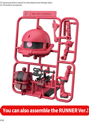 1/1 CHARZAKU-KUN DX SET (WITH RUNNER Ver. RECREATION PARTS)
