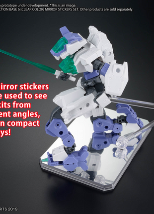 ACTION BASE 6 [CLEAR COLOR] MIRROR STICKERS SET