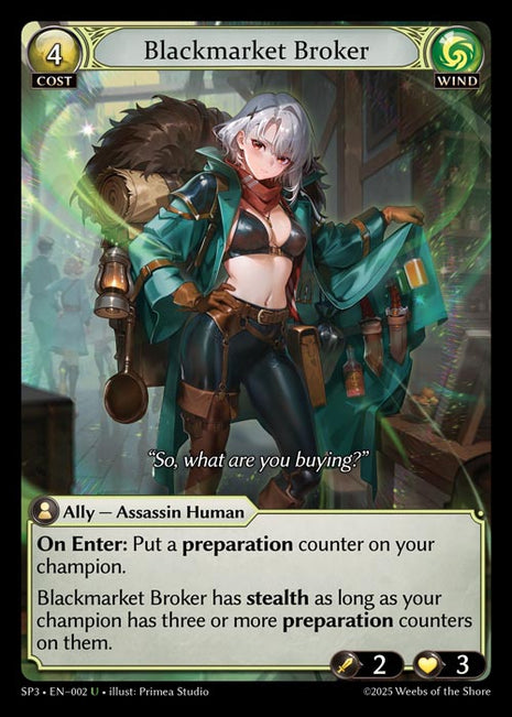 Blackmarket Broker SP3 • EN—002 • U