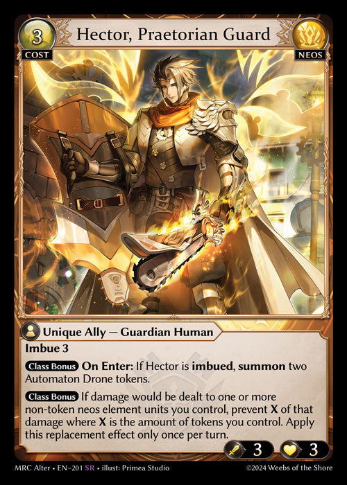 Hector, Praetorian Guard [MH Alter]